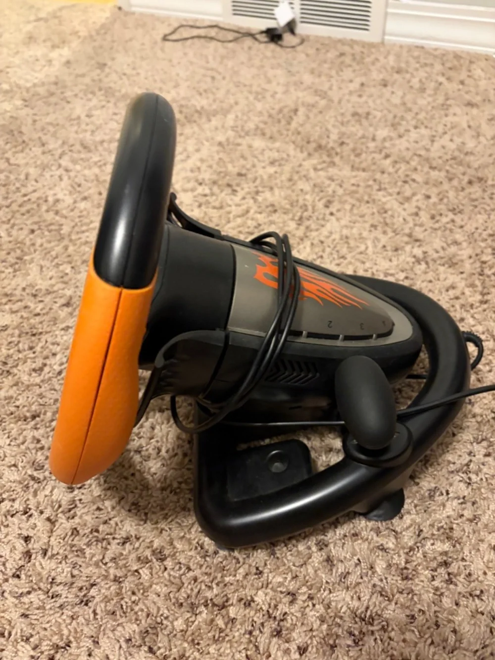 PXN V3 Orange Steering Wheel for PC, Xbox, PlayStation